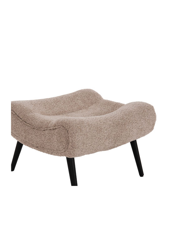 Brym Fotoliu Relax Cu Taburet Bej Maro 80x95x95cm