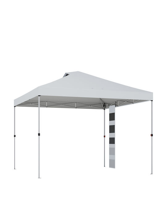 Outsunny Πτυσσόμενο Κιόσκι Κήπου Pop-up Μπεζ 3x3m