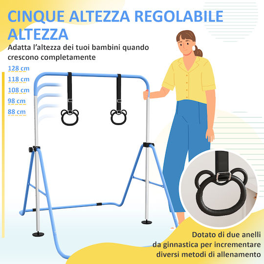 HomCom Μονόζυγο & Δίζυγο χωρίς Βάρη για Παιδιά