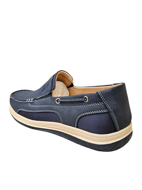Men's Moccasins in Blue Colour