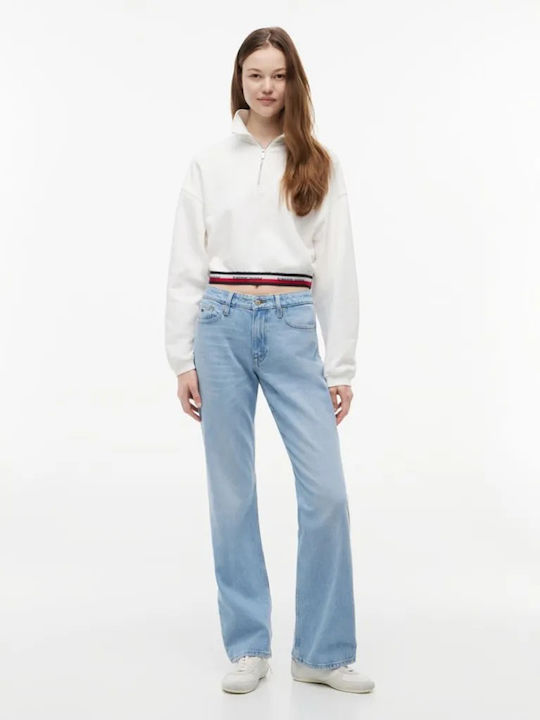 Tommy Hilfiger Дамски Суитшърт Екрю