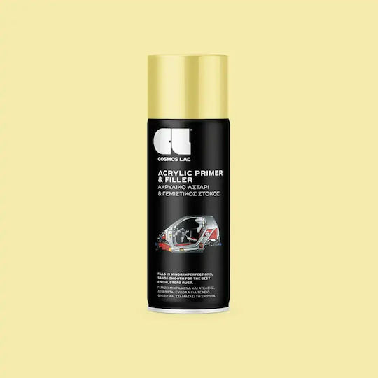 Cosmos Lac Spray Primer Acrylic Primer & Filler Ecru 400ml
