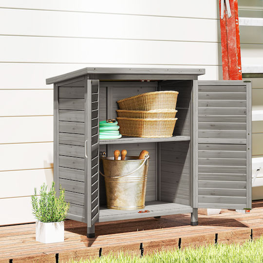Wooden Garden Shed L0.87xW0.465xH0.965m