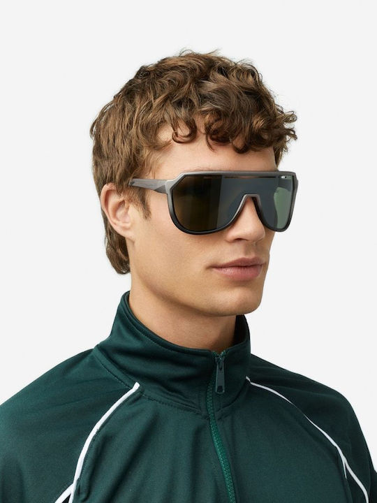 Hawkers Men's Sunglasses with Gray Frame and Gray Lens