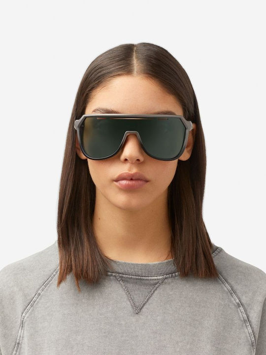 Hawkers Men's Sunglasses with Gray Frame and Gray Lens