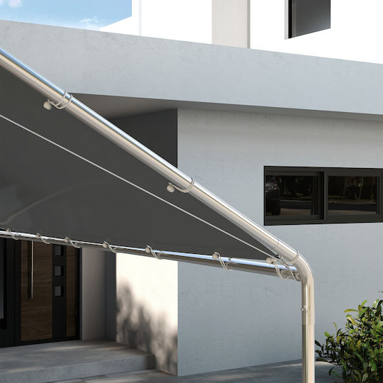Outsunny Material Pentru Copertină Gri 3x6m