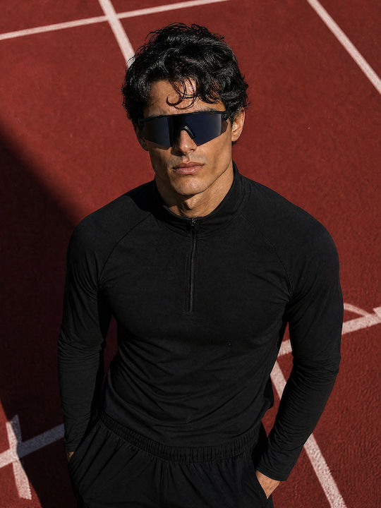 Red Raven Edge Unisex Sunglasses with Black Frame and Black Lens rd-010013-black-