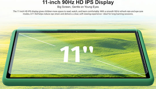 Doogee U11 Kid 11 Zoll Tablet 4GB 128GB Grünes