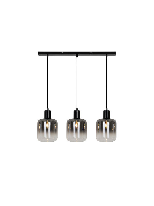 Viokef Adam Pendant Light Black with Socket E27 18cm