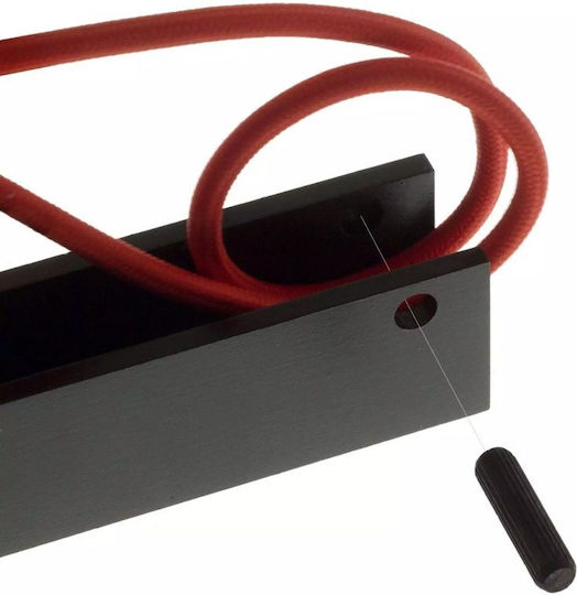 Επίτοιχη Βάση Κρεμαστού Φωτιστικού Μαύρο Creative Cables Pinocchio 150214 Cubalux 150214 Μαύρο