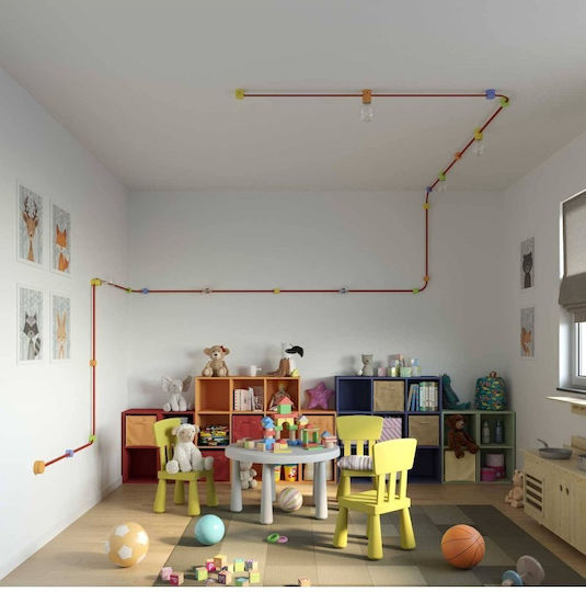 Ροζέτα Γιρλάντας Diy Στρογγυλή Ξύλινη Filé Creative Cable 150008 Μπεζ