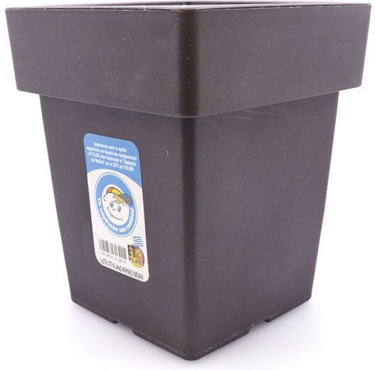 Et Plast Anaïs Pot Plastic Bronze 15x15x18cm.