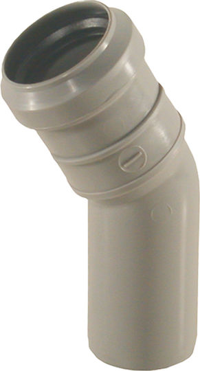 Valsir Γωνιακή σύνδεση σωλήνα PVC 50mm 504027