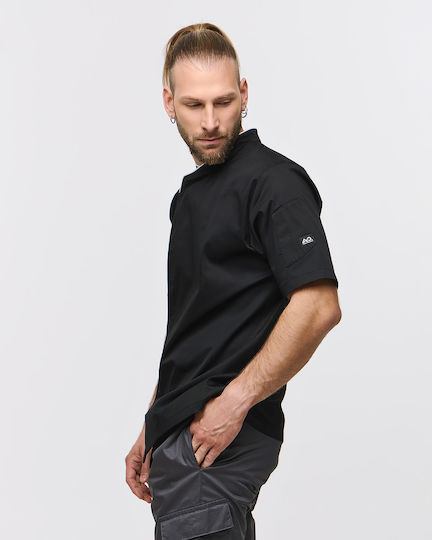 Ayo Haina Bucătar Unisex Negru cu Mâneci scurte Dennis