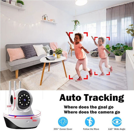 22400-710-00-05 IP Камера за Видеонаблюдение Wi-Fi HD 720P с Двупосочна Комуникация