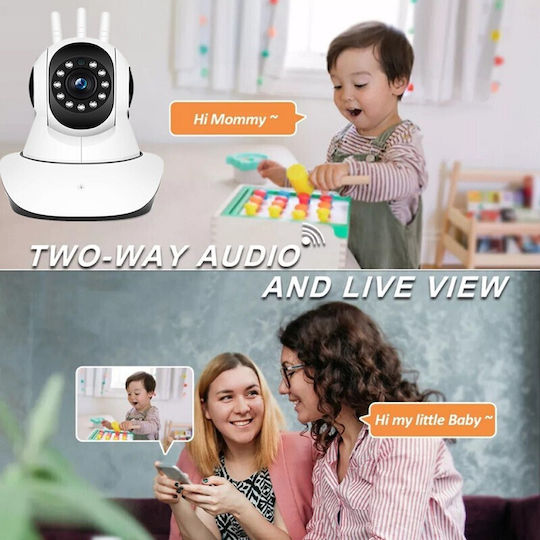 22400-710-00-05 IP Камера за Видеонаблюдение Wi-Fi HD 720P с Двупосочна Комуникация