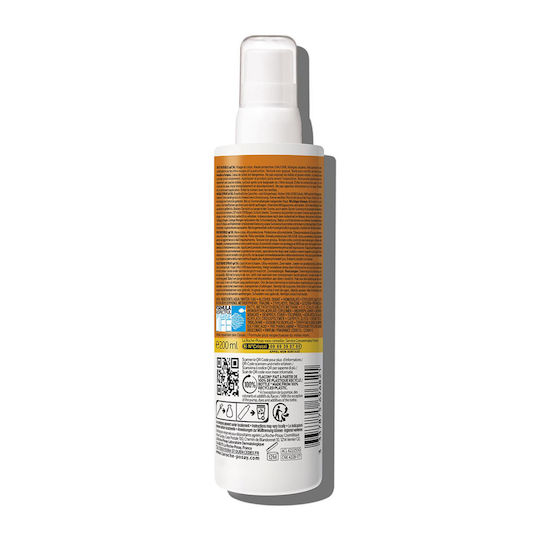 La Roche Posay Anthelios Invisible Водоустойчива Слънцезащитна Лосион за Тяло SPF30 Спрей 200ml