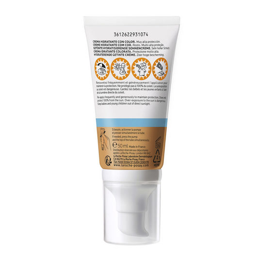 La Roche Posay Anthelios UVMune 400 Creme Hydratante Αντηλιακή Κρέμα Προσώπου SPF50 με Χρώμα 50ml