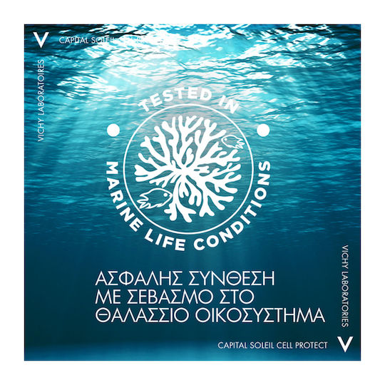 Vichy Capital Soleil Cell Protect Water Fluid Cremă de Protecție Solară pentru Corp SPF50 sub Formă de Spray 200ml