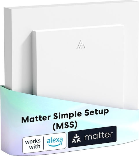 Meross Recessed Wall Switch Wi-Fi for Rolling Shutters with Frame
