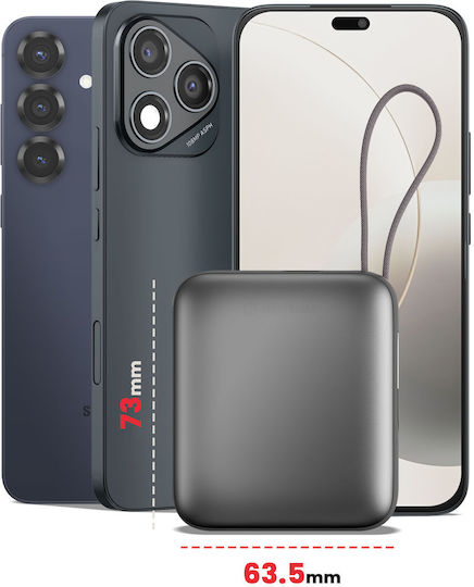 Swissten Power Bank 10000mAh 22.5W με Θύρα USB-C Power Delivery Ασημί