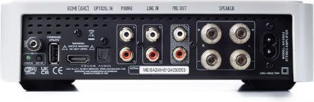 Argon Audio SA2 Streaming Bundle Amplificator de Putere Hi-Fi Stereo 200W/4Ω 100W/8Ω AA-21STR-WH Alb