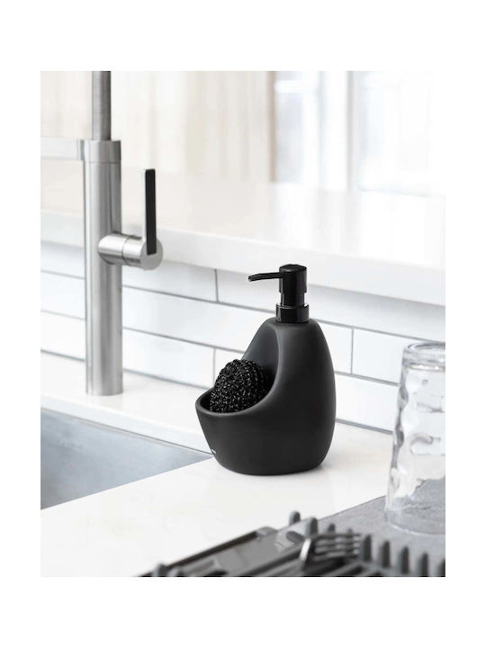 Umbra Joey Εντοιχιζόμενο Dispenser Κουζίνας Κεραμικό Μαύρο 750ml