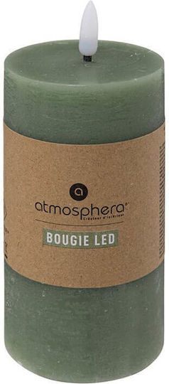 Atmosphera Decorative Lighting Molia LED Warm White Wax Polish 7x7x15cm