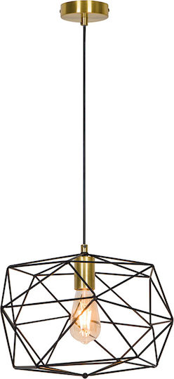 Viokef Komodo Dekorative Lampe mit Fassung für E27 Lampe Schwarz