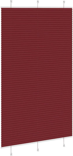 vidaXL Roller Blinds Partial Blackout Burgundy W120xH200cm 4015266