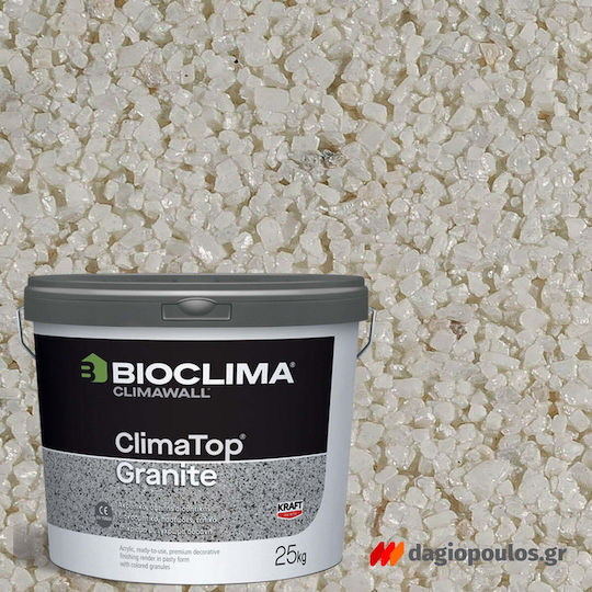 Bioclima Χρώμα Διακοσμητικό Ακρυλικό Λευκό 25kg