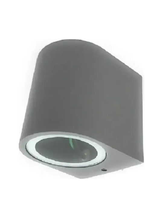 Universo Illuminazione Wall-Mounted Outdoor Spot Light GU10 IP65 8x8x6.8εκ.