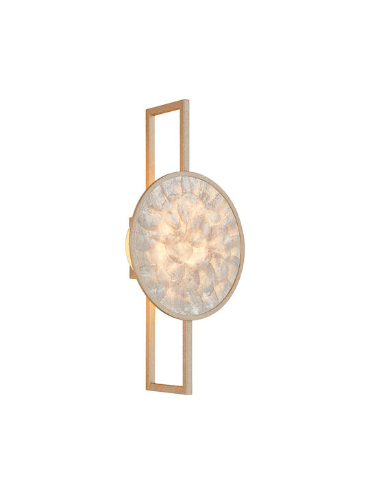 Viokef Modern Leuchte Wand mit Fassung E27 Beige 20cm