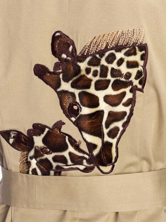 Beige Damen Weste