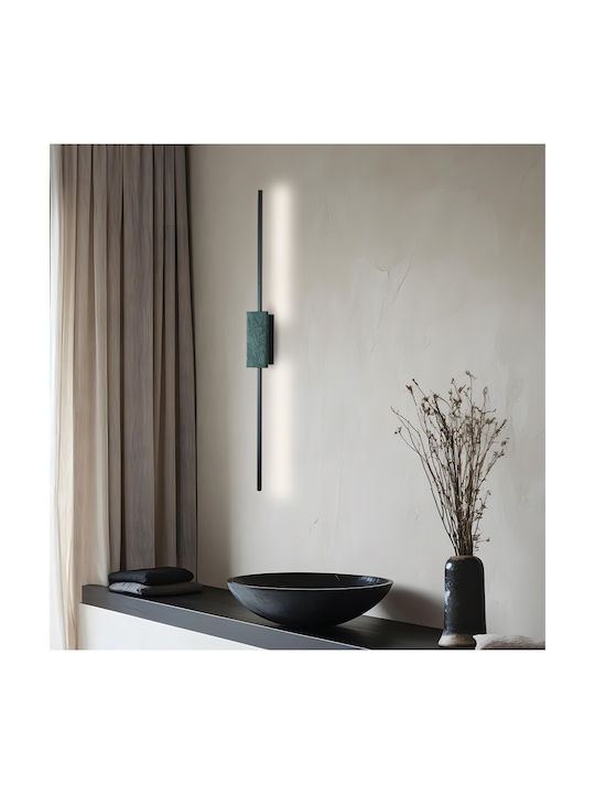 Viokef Ellaria Wall Lamp with Integrated LED and Warm White Light Black 8x110.4cm
