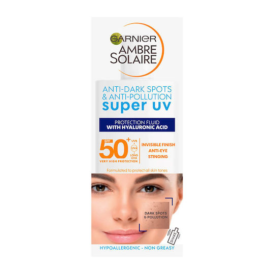 Garnier Ambre Solaire Sensitive Advanced Αντηλιακή Λοσιόν Προσώπου SPF50 40ml