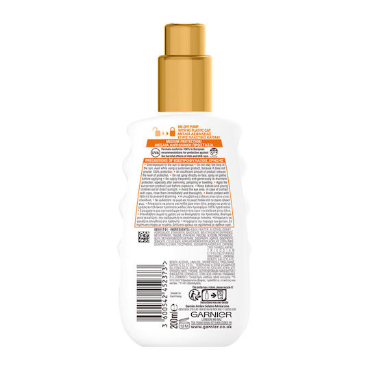 Garnier Ambre Solaire Idean Bronze Sonnencreme Creme für den Körper SPF20 als Spray 200ml