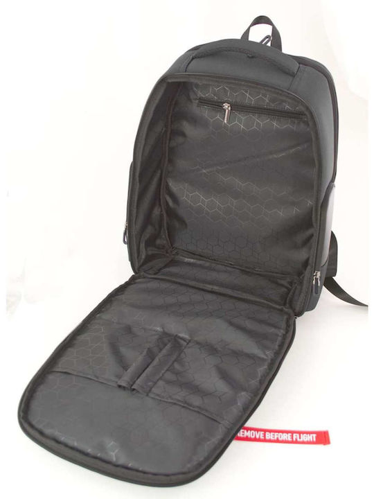 Aeronautica Militare Backpack Αδιάβροχο Μαύρο