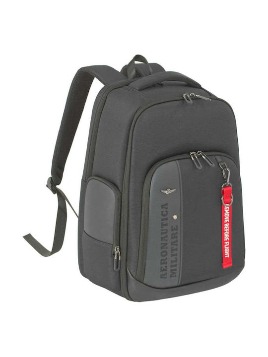 Aeronautica Militare Backpack Αδιάβροχο Μαύρο