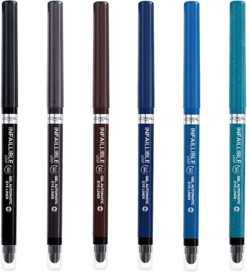 L'Oreal Paris Infaillible Grip Liner 36H Gel Soft Eye Pencil Electric Blue