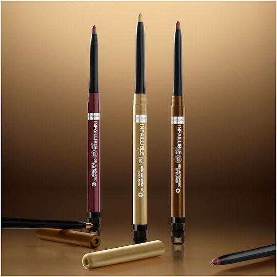 L'Oreal Paris Infaillible Grip Liner 36H Gel Μαλακό Μολύβι Ματιών 14 Champagne