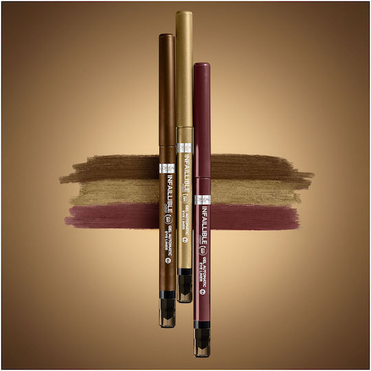 L'Oreal Paris Infaillible Grip Liner 36H Gel Soft Eye Pencil 12 Bronzed Espresso