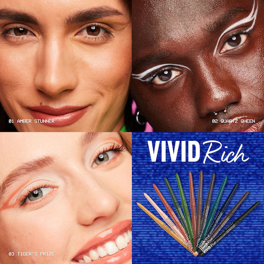 NYX Professional Makeup Vivid Rich Eye Pencil 02 Quartz Queen