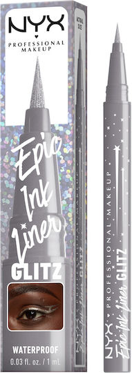 NYX Professional Makeup Epic Ink Liner Glitz Waterproof Pen Eye Liner 04 Flashy Flare 1ml