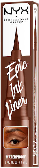 NYX Professional Makeup Epic Ink Waterproof & Long Stay Pen Eye Liner 05 Graham Cracker 1ml