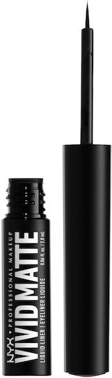 NYX Professional Makeup Vivid Matte Long Stay Liquid Eye Liner Black 2ml
