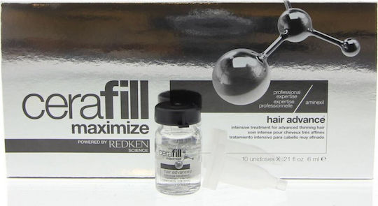 Redken Cerafill Maximize Αμπούλες Μαλλιών κατά της Τριχόπτωσης 10x6ml