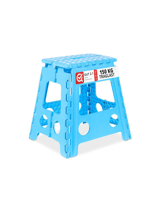 Πλαστικό Σκαμνάκι White/light Blue 39x32x39cm