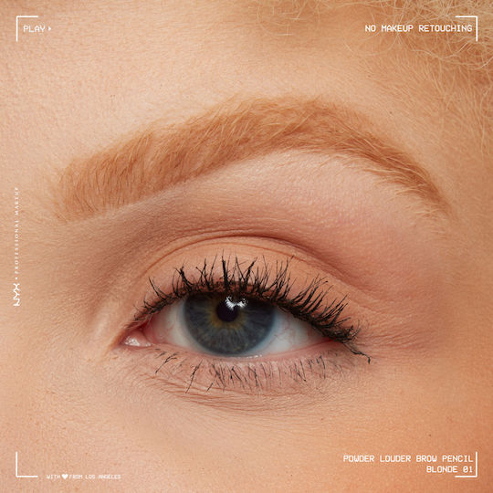 NYX Professional Makeup Прах За Вежди Louder Brow Молив 01 Блондинка