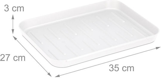 Relaxdays Husă De Depozitare Pentru Pantofi Albă 35x27cm 3 Bucăți